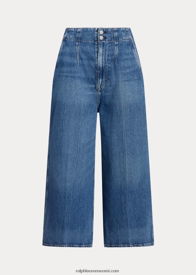 Ralph Lauren naiset säädettävä nousu culotte-farkku 0Z24ZR2989 vesia pesu