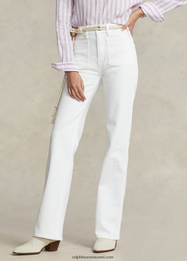 Ralph Lauren naiset saappaat farkku 0Z24ZR9178 pemba pesu