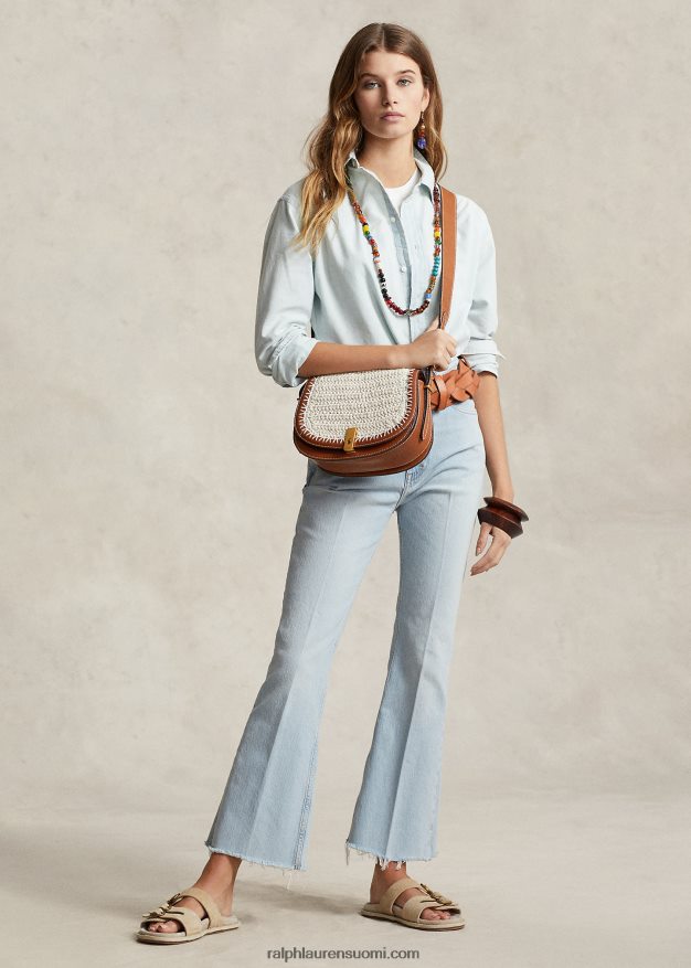 Ralph Lauren naiset sharona crop flare farkku 0Z24ZR9169 neevan pesu