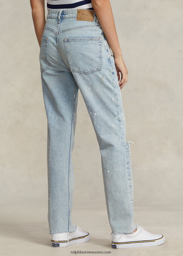 Ralph Lauren naiset suoralahkeinen lyhennetty farkku 0Z24ZR2971 heisler pesu