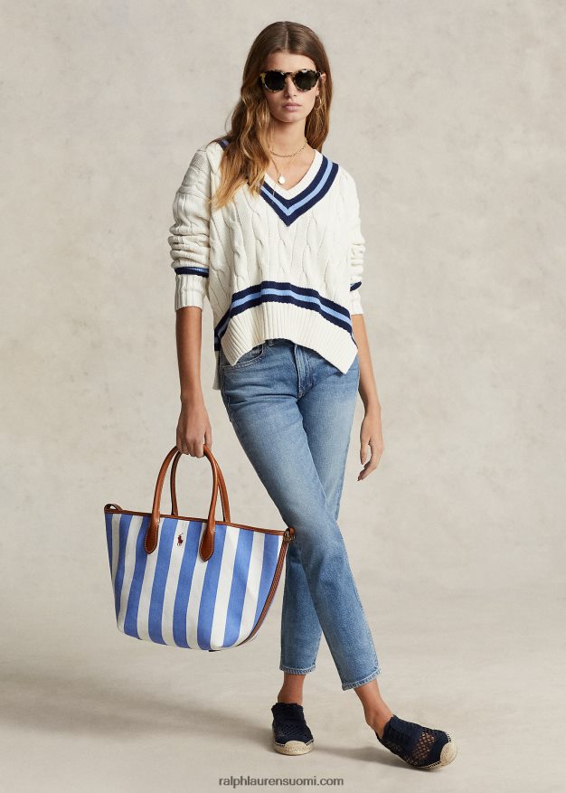 Ralph Lauren naiset tompkins skinny crop jean 0Z24ZR3165 antares pesu