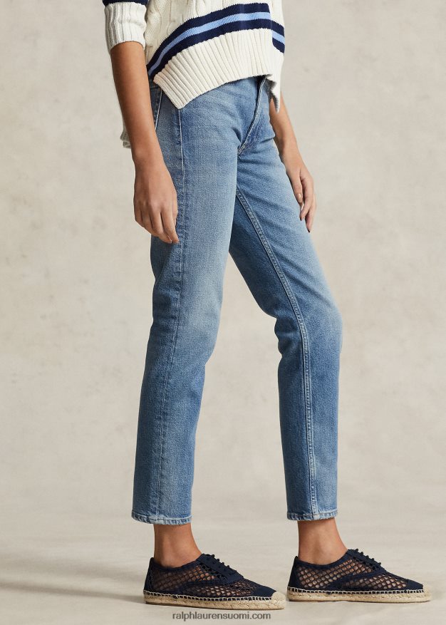 Ralph Lauren naiset tompkins skinny crop jean 0Z24ZR3165 antares pesu