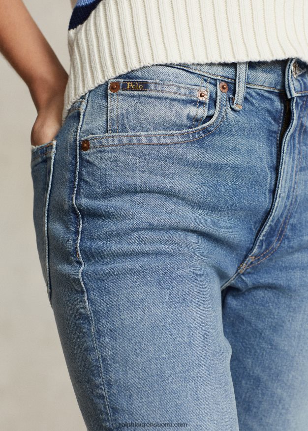 Ralph Lauren naiset tompkins skinny crop jean 0Z24ZR3165 antares pesu