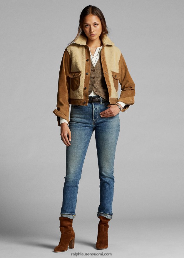 Ralph Lauren naiset venytys vintage suora istuvuus farkku 0Z24ZR9145 Bailey pesu