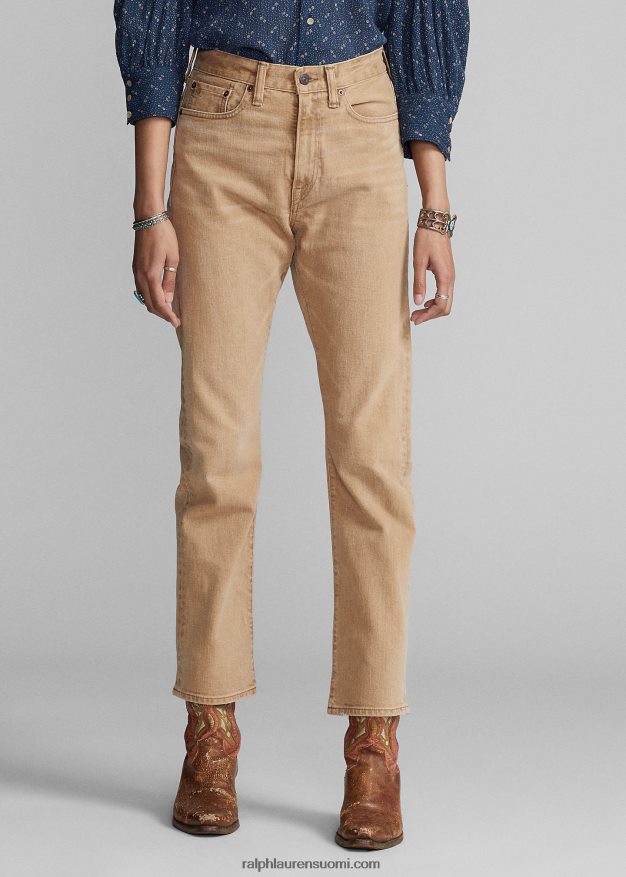 Ralph Lauren naiset vintage boot tan farkku 0Z24ZR3626 rusketus