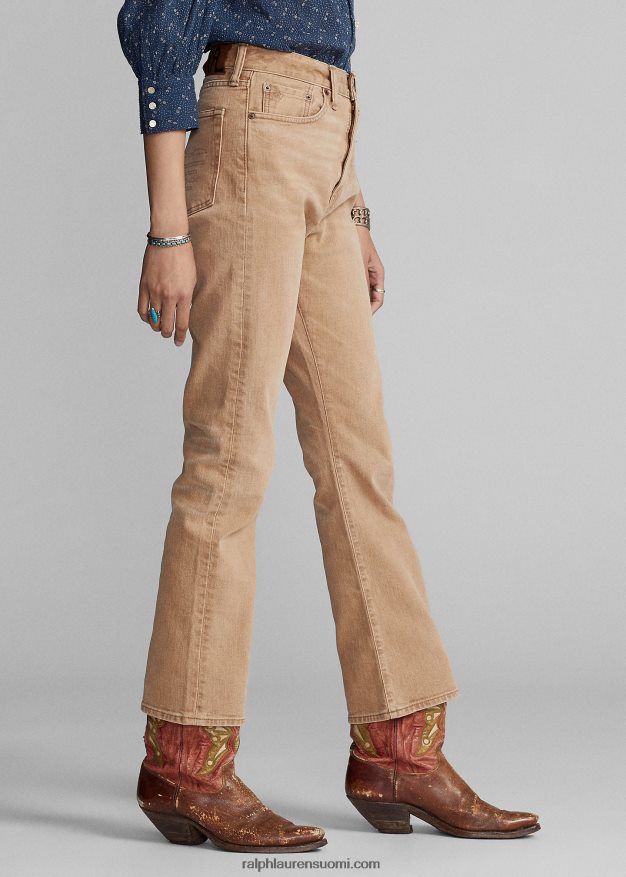 Ralph Lauren naiset vintage boot tan farkku 0Z24ZR3626 rusketus