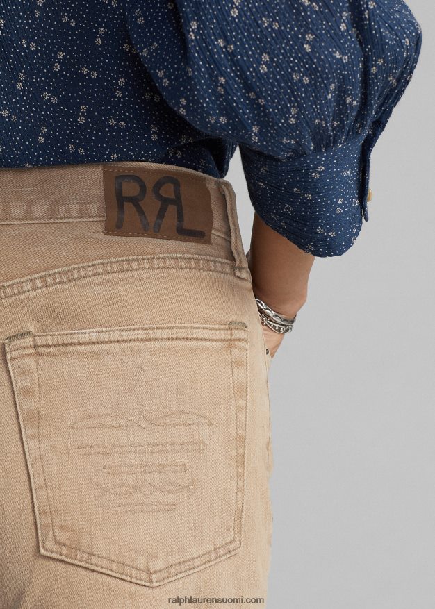 Ralph Lauren naiset vintage boot tan farkku 0Z24ZR3626 rusketus