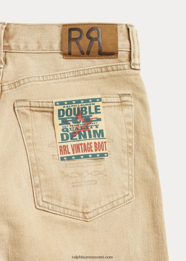 Ralph Lauren naiset vintage boot tan farkku 0Z24ZR3626 rusketus