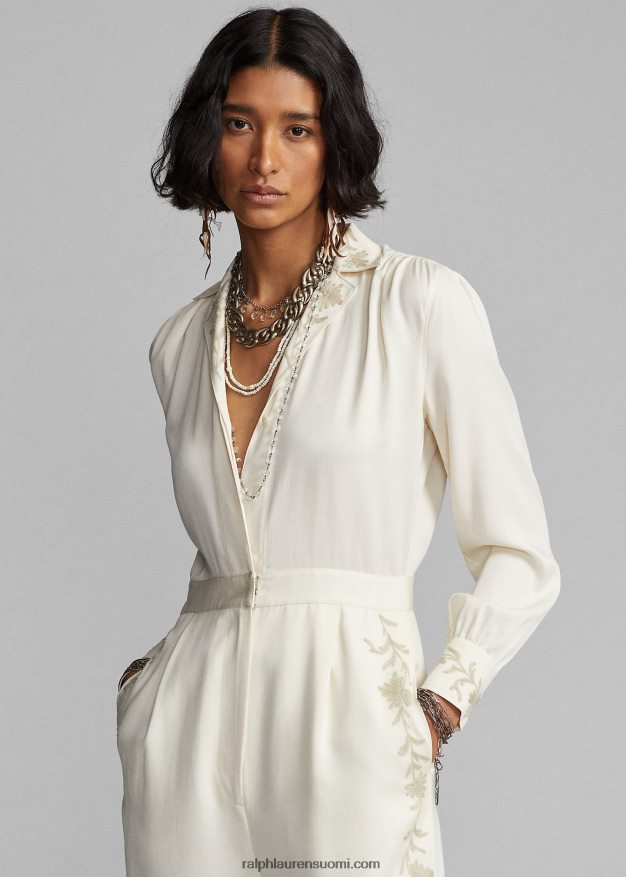 Ralph Lauren naiset brodeerattu twill-haalari 0Z24ZR3623