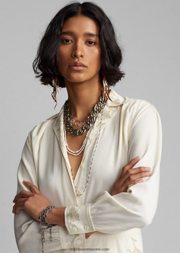 Ralph Lauren naiset brodeerattu twill-haalari 0Z24ZR3623