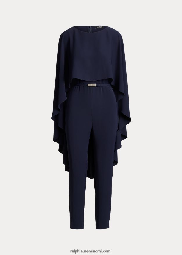 Ralph Lauren naiset cape Georgette -haalari 0Z24ZR9589 majakan laivasto