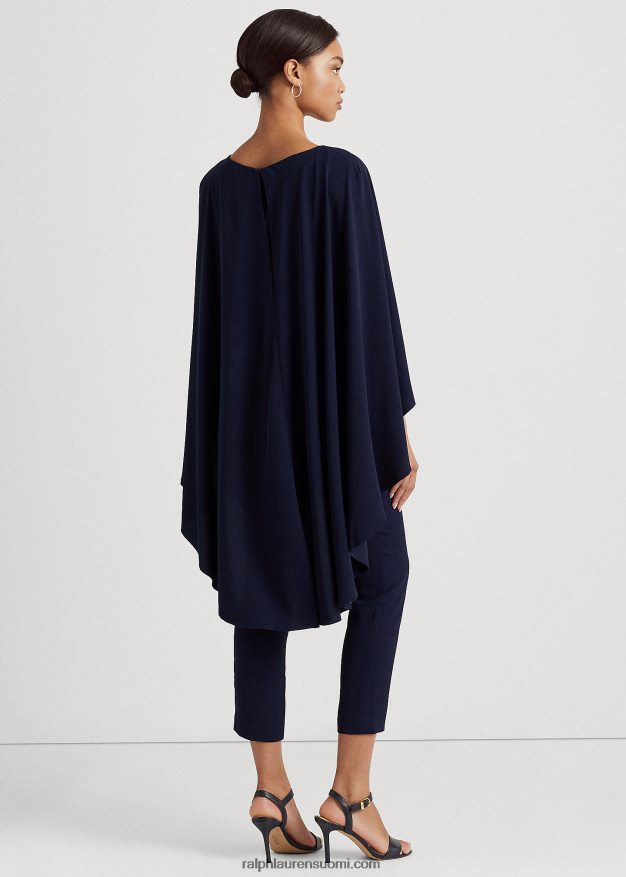 Ralph Lauren naiset cape Georgette -haalari 0Z24ZR9589 majakan laivasto