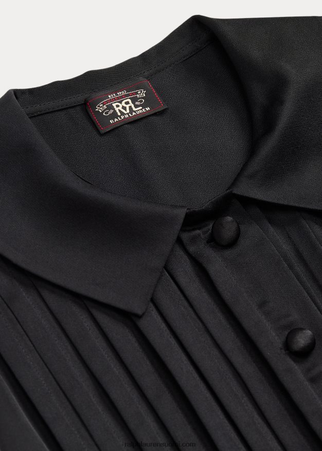 Ralph Lauren naiset crepe-hihaton smokkihaalari 0Z24ZR3618