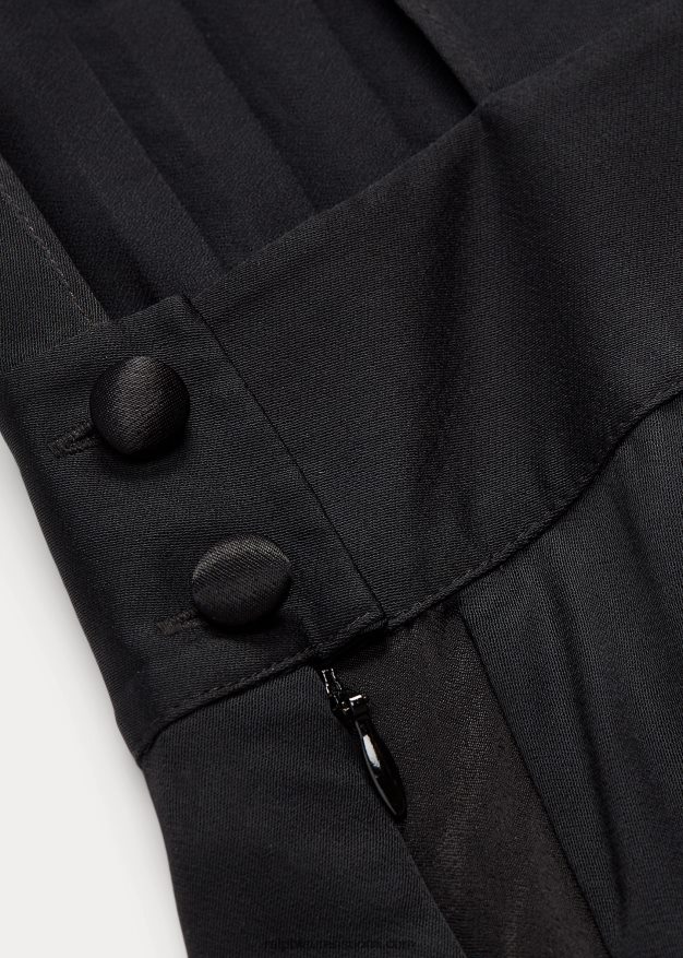 Ralph Lauren naiset crepe-hihaton smokkihaalari 0Z24ZR3618