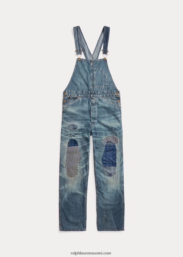 Ralph Lauren naiset korjattu denim haalari 0Z24ZR3643 korjattu danvillen pesu