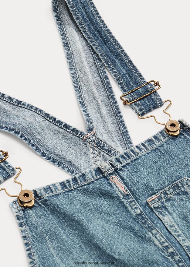 Ralph Lauren naiset korjattu denim haalari 0Z24ZR3643 korjattu danvillen pesu