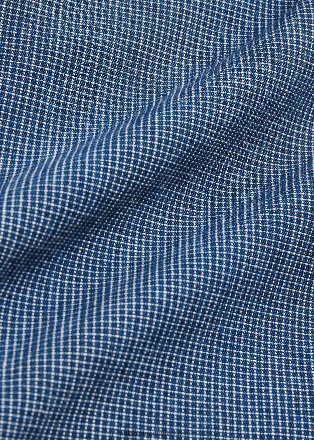 Ralph Lauren naiset ruudullinen puuvillahaalari 0Z24ZR3648 indigo