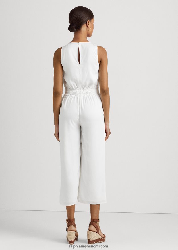 Ralph Lauren naiset twill-hihaton haalari 0Z24ZR3908 valkoinen