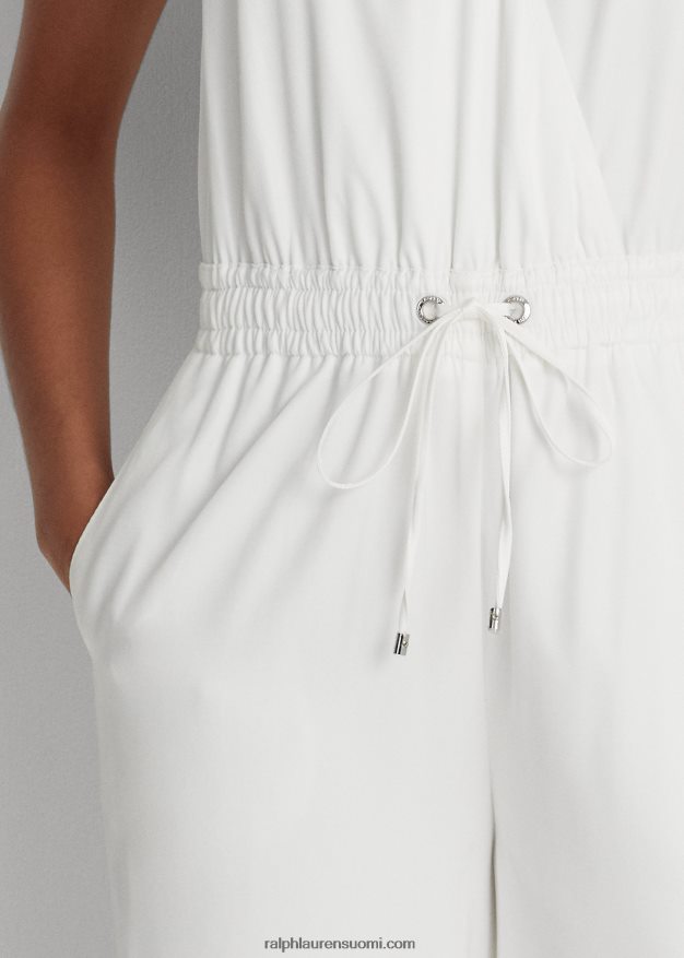 Ralph Lauren naiset twill-hihaton haalari 0Z24ZR3908 valkoinen