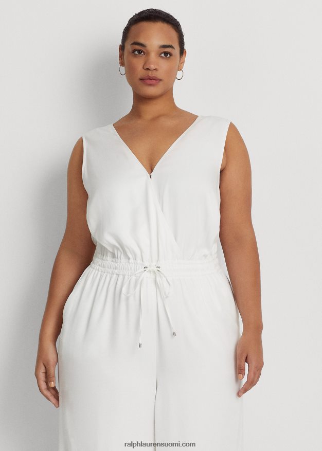 Ralph Lauren naiset twill-hihaton haalari 0Z24ZR4575 valkoinen