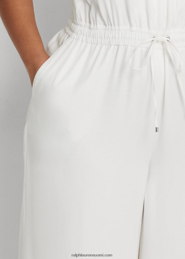 Ralph Lauren naiset twill-hihaton haalari 0Z24ZR4575 valkoinen