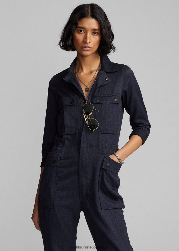 Ralph Lauren naiset villatoimikas haalari 0Z24ZR3673 laivasto