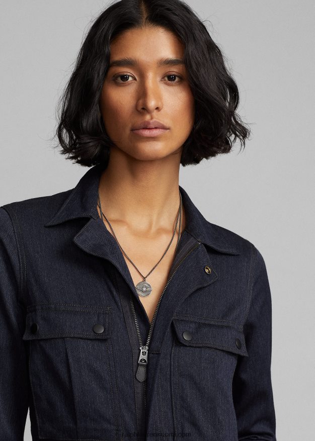 Ralph Lauren naiset villatoimikas haalari 0Z24ZR3673 laivasto