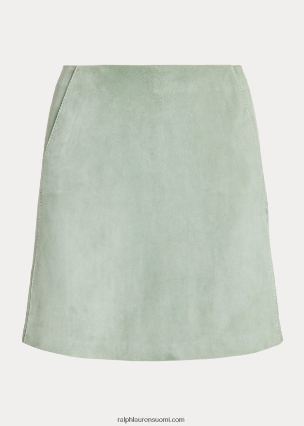 Ralph Lauren naiset carreen lampaan-mokkanahkahame 0Z24ZR9270 kevätsalvia