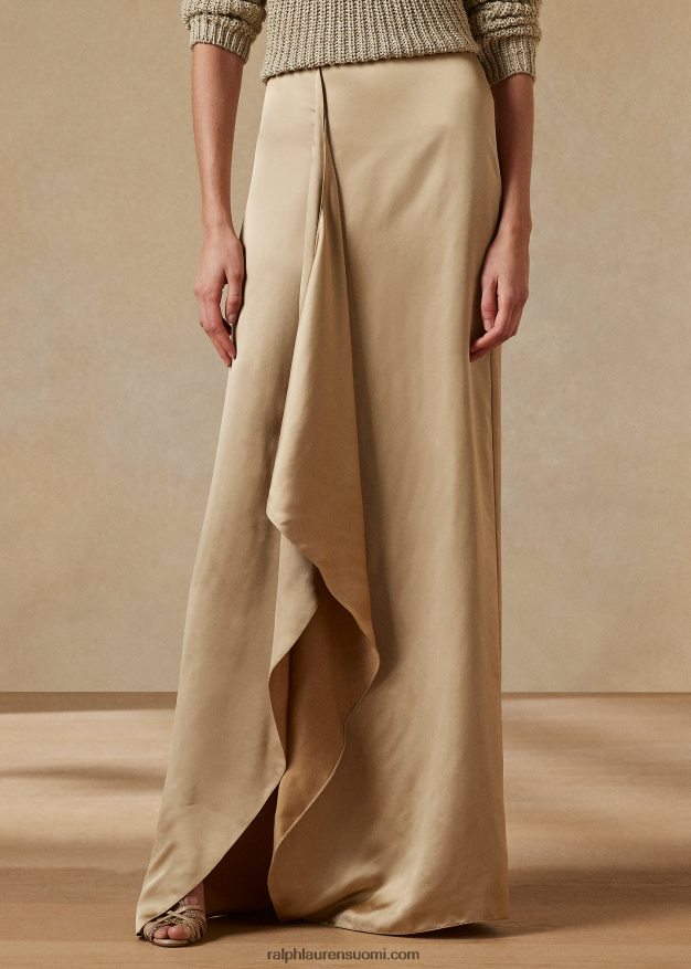 Ralph Lauren naiset ellwood pesty satiinihame 0Z24ZR9273 hunaja