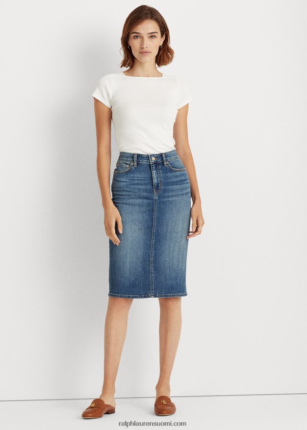 Ralph Lauren naiset farkkuhame 0Z24ZR4011 auringonlaskun indigopesu