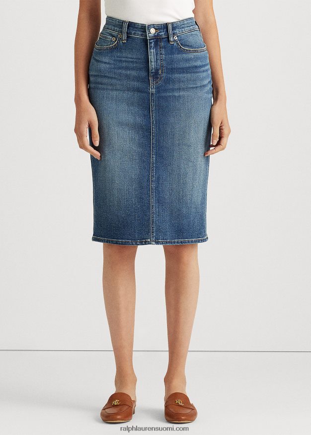 Ralph Lauren naiset farkkuhame 0Z24ZR4011 auringonlaskun indigopesu