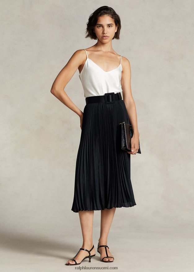 Ralph Lauren naiset laskostettu midihame 0Z24ZR9258