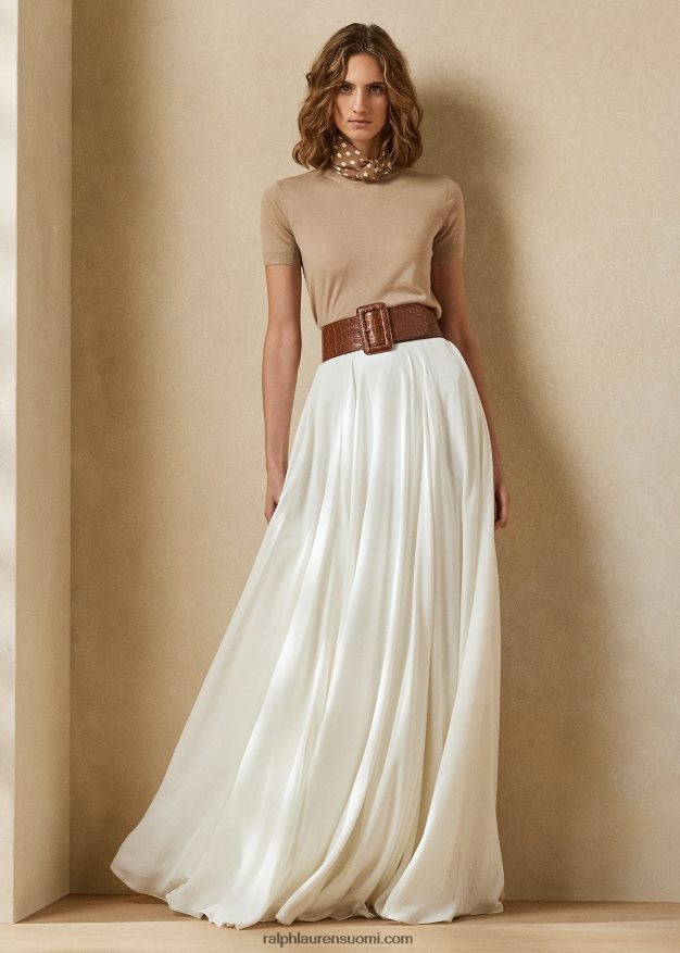 Ralph Lauren naiset maguiren pesty satiinihame 0Z24ZR3469 lux kerma