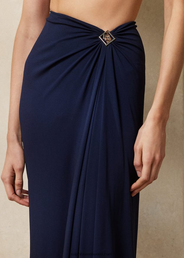 Ralph Lauren naiset margarethe jersey hame 0Z24ZR3476 lux laivasto