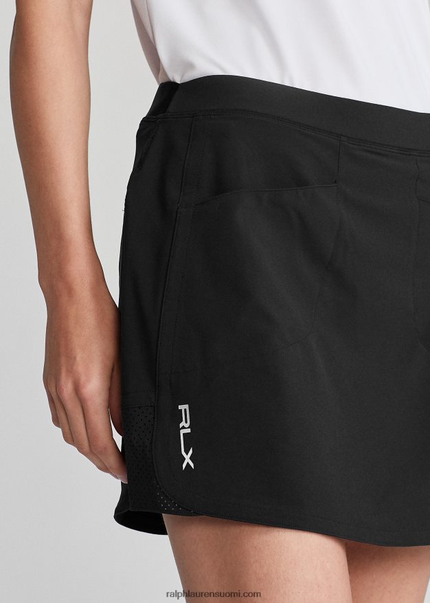 Ralph Lauren naiset neljään suuntaan joustava skort 0Z24ZR3769 musta