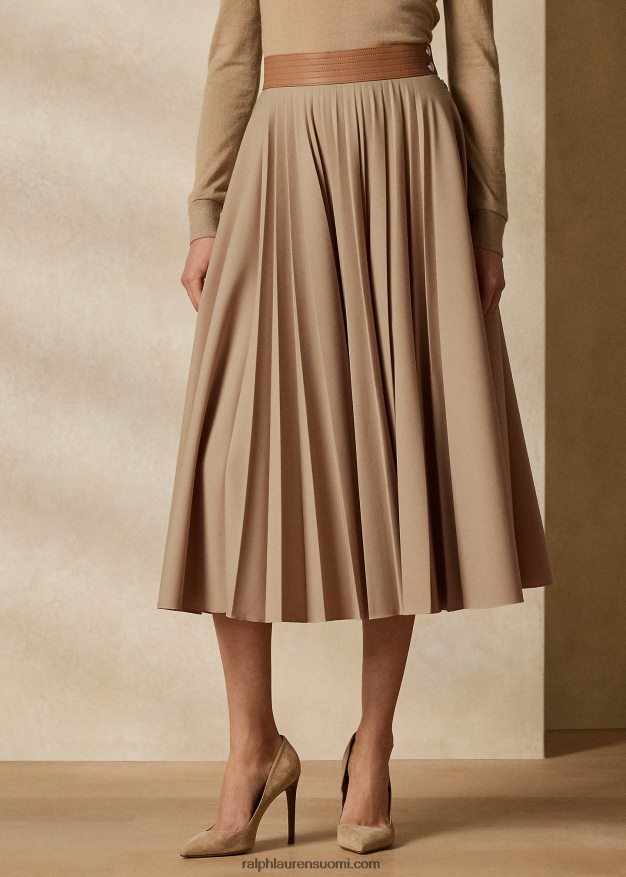 Ralph Lauren naiset nokkela joustava flanellihame 0Z24ZR3561 hunaja