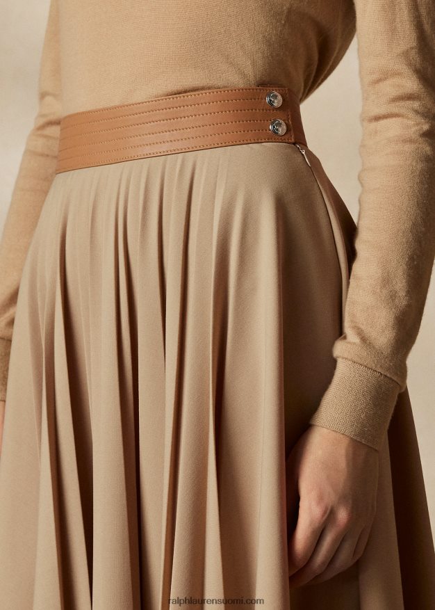 Ralph Lauren naiset nokkela joustava flanellihame 0Z24ZR3561 hunaja