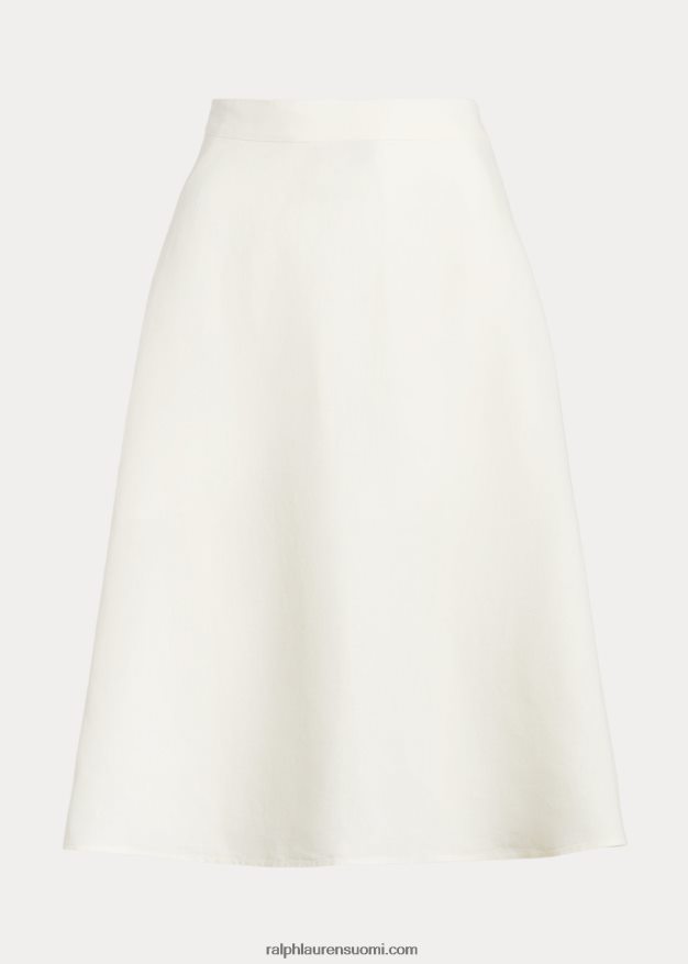 Ralph Lauren naiset pellava a-linjainen hame 0Z24ZR2931 nevis