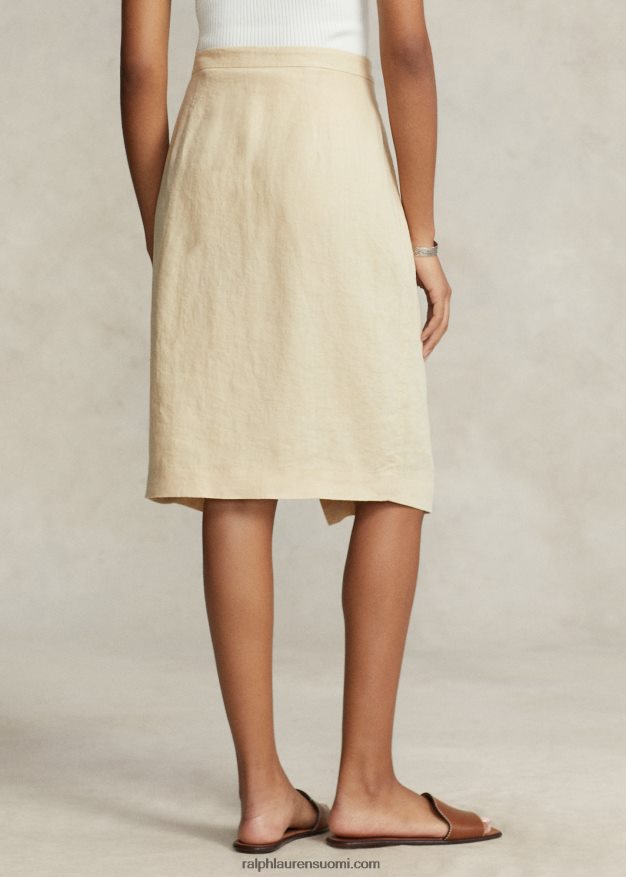 Ralph Lauren naiset pellavahame 0Z24ZR2958 perushiekka