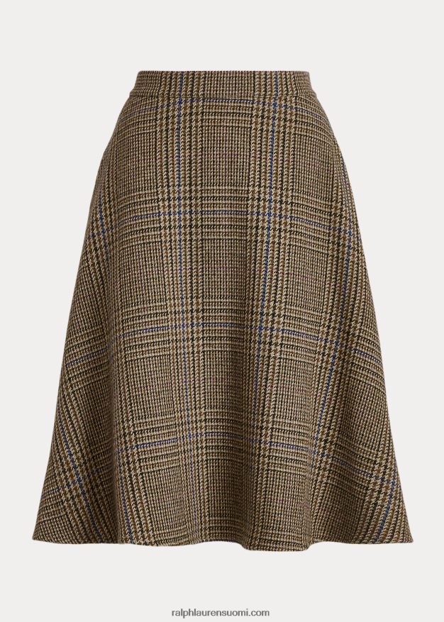 Ralph Lauren naiset spelman-kokoelman tweedhame 0Z24ZR3321 ruskea multi