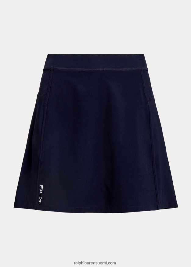 Ralph Lauren naiset suorituskyky a-line skort 0Z24ZR9405 hienostunut laivasto