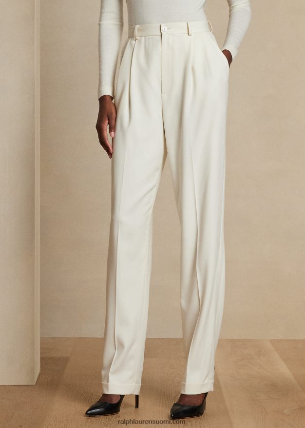 Ralph Lauren naiset andela-villasekoitehousut 0Z24ZR9356 kerma