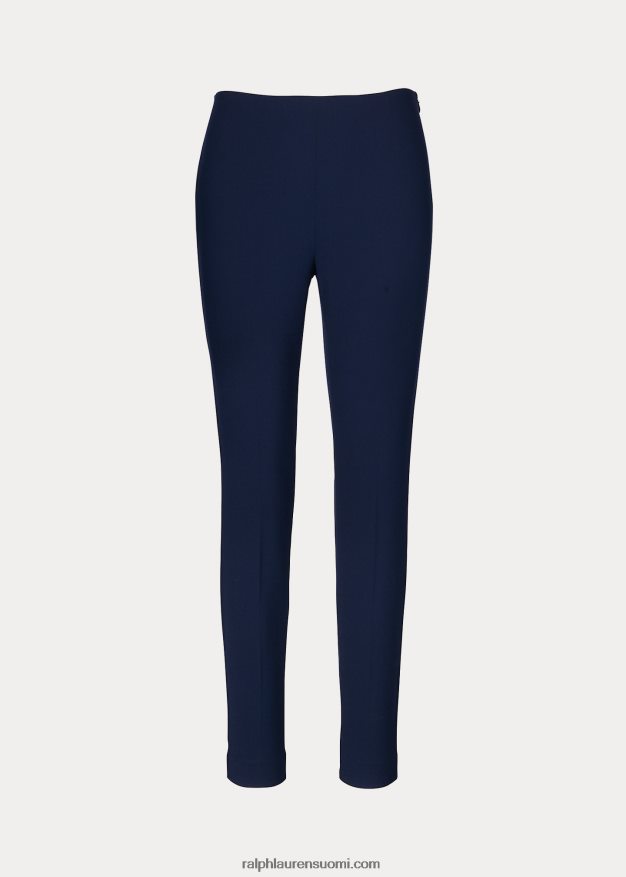 Ralph Lauren naiset annie stretch villahousut 0Z24ZR9365 laivasto