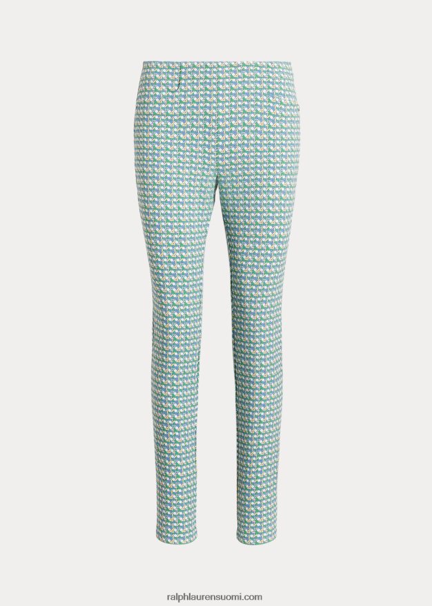 Ralph Lauren naiset graafisilla kuvioilla joustavat housut 0Z24ZR3725 kevät paju