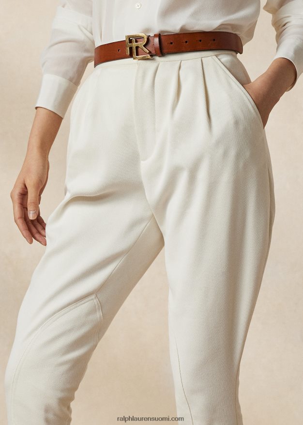 Ralph Lauren naiset harrison ratsuväen twill jodhpur-housut 0Z24ZR3564 lux kerma