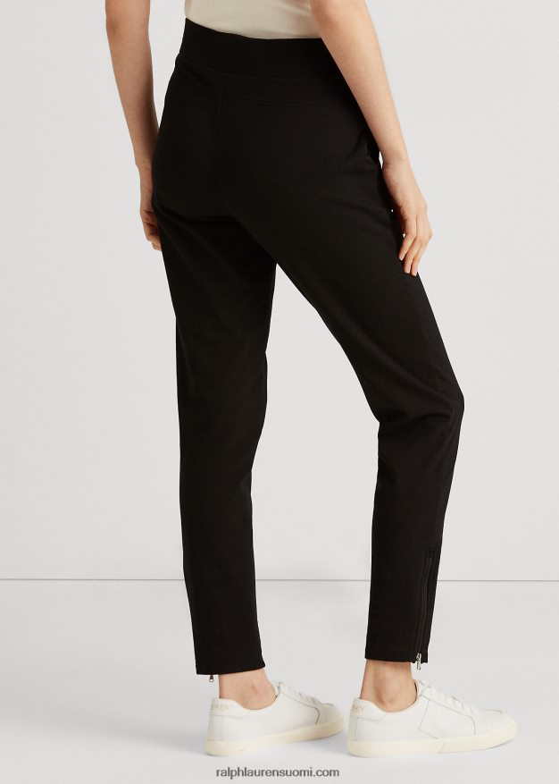 Ralph Lauren naiset jersey nilkkahousut 0Z24ZR4249 musta