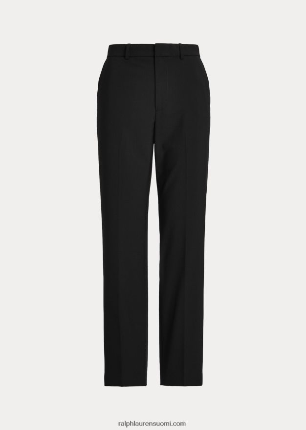 Ralph Lauren naiset joustavat suoralahkeiset housut 0Z24ZR4756 musta