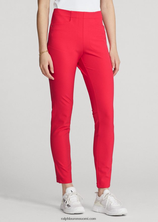 Ralph Lauren naiset joustavat urheiluhousut 0Z24ZR3686 kestävä punainen