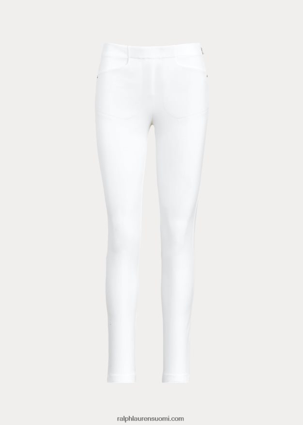 Ralph Lauren naiset joustavat urheiluhousut 0Z24ZR3688 valkoinen