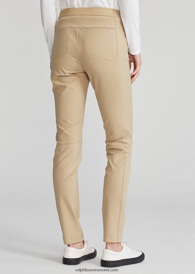 Ralph Lauren naiset joustavat urheiluhousut 0Z24ZR3690 klassinen khaki